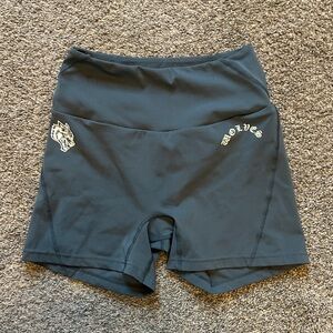 Wolves Women's Gray Athletic Shorts